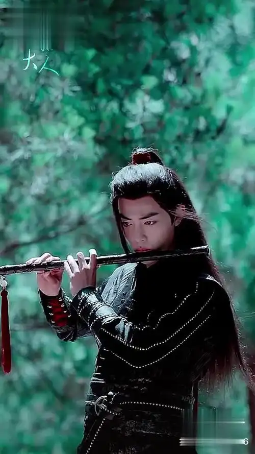 有个小可爱要我剪的羡羡吹笛壁纸 陈情令 肖战 倾夏轩