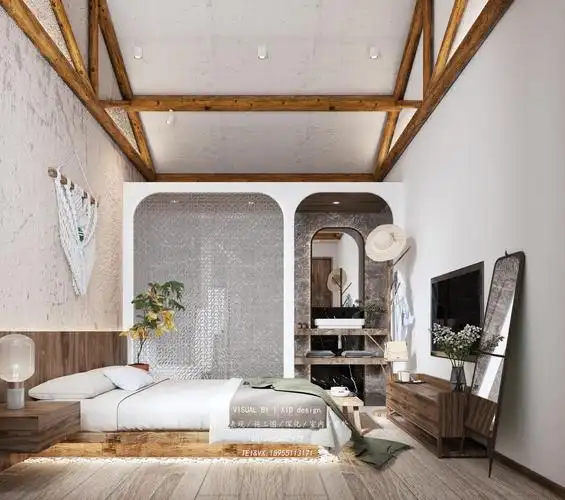 民宿,酒店效果图表现