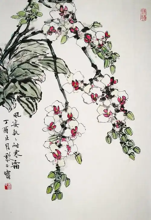 600Ⅹ400mm小品【蝴蝶兰】