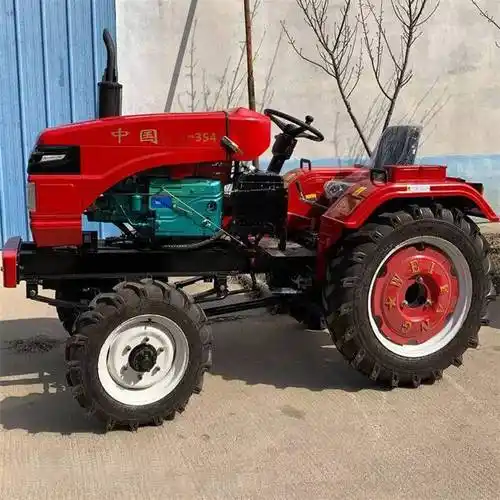 中国洛阳拖拉机多缸后驱四轮拖拉机单缸小型动力旋耕打田机