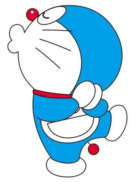 卡通人物蓝色的画简笔画