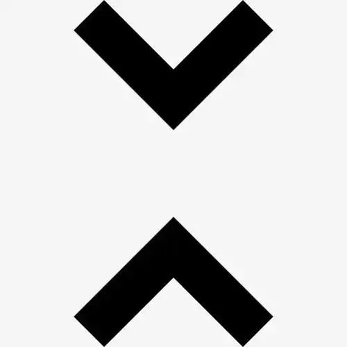 显示较少的折叠按钮图标