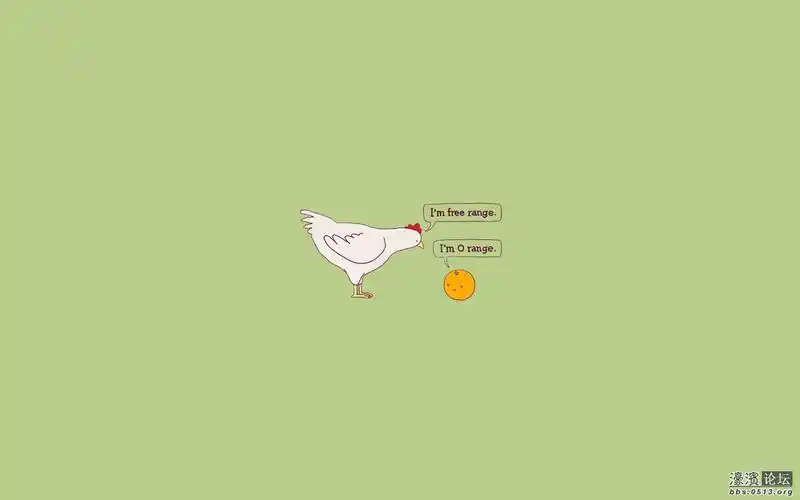 小鸡仔纯色高清桌面壁纸