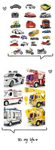 大班课程故事《各种各样的车》