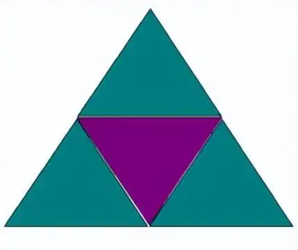 三角形拼图图案大全,几个三角形拼简单的图案