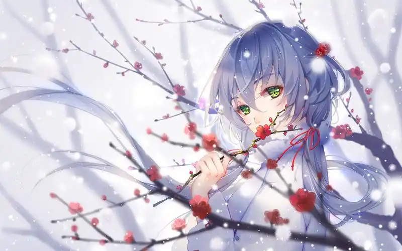 唯美动漫美女高清图片桌面壁纸