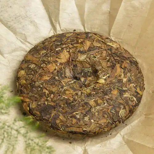 茶饼福鼎白茶陈年老寿贡眉茶叶福建高山2015寿眉
