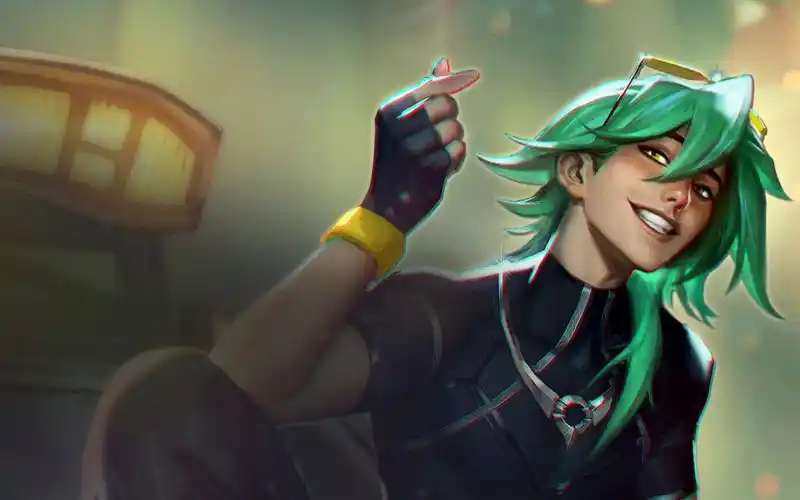 【lol】英雄联盟手游 心之钢伊泽瑞尔 小绿毛手感还可以