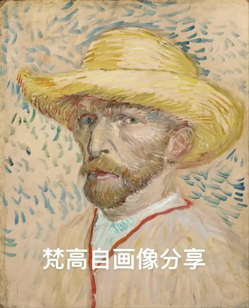 梵高自画像分享