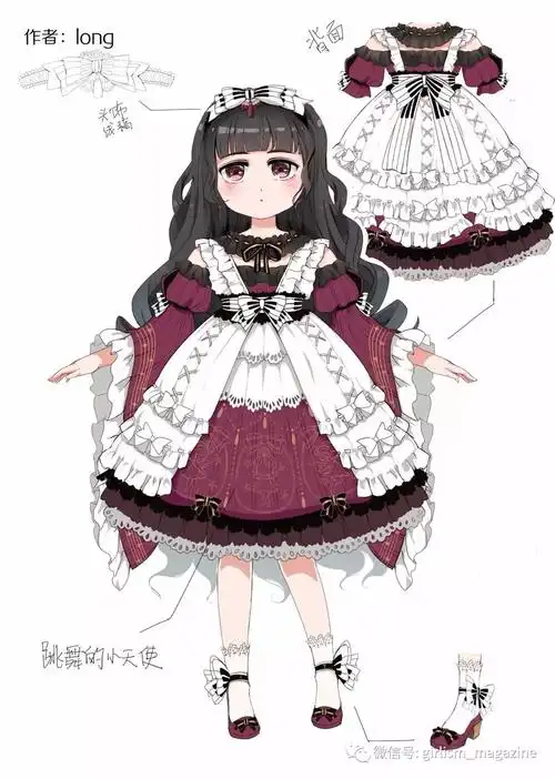 投票lolita画稿大赛第三轮每张都好棒选择强迫症发作了