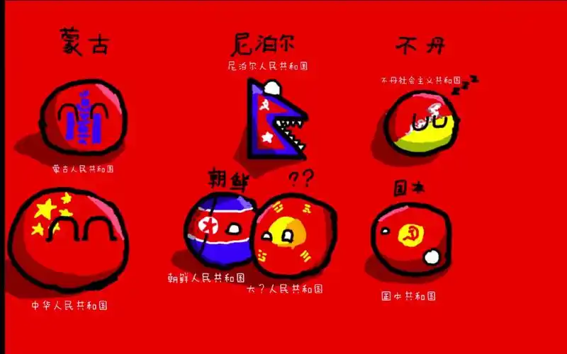 【波兰球】假如全世界都是社会主义国家(1,亚洲加大洋洲)