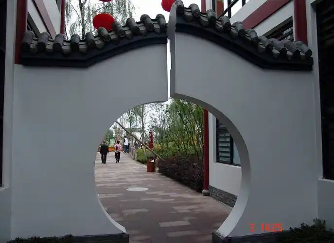 仿古围墙小品-园林小品案例-筑龙园林景观论坛