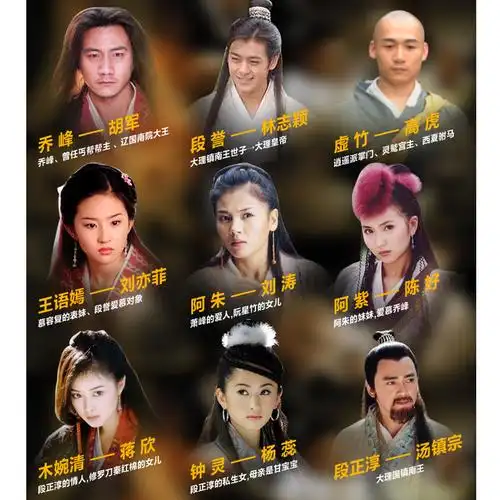 正版金庸武侠作品天龙八部全集8dvd高清古装电视剧电视剧