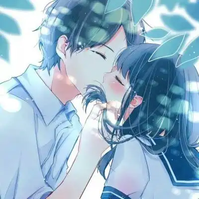 动漫头像 情侣头像 清秀转自微博谢谢喜欢