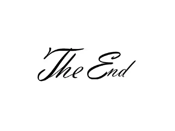 ppt结束页the end效果