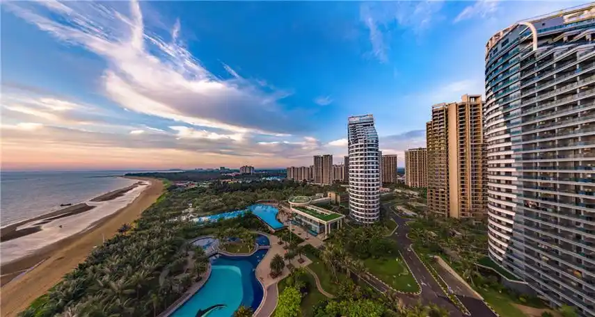 海南临高房产富力悦海湾项目实景图