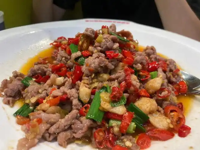 长沙美食炊烟小炒黄牛肉