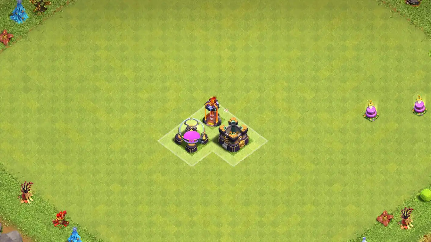 部落冲突阵型设计地狱塔篇:地狱塔放置得好,对手黑三少不了!