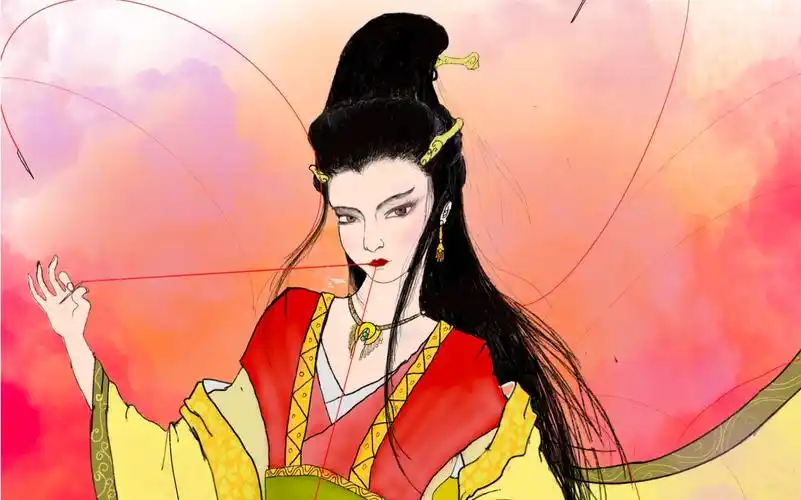 东方不败手绘-第一次用procreate记录一下