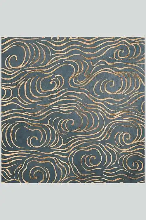 中式烫金背景贴图片