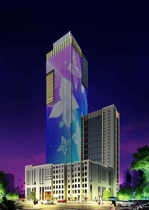 通融商务大厦楼体亮化