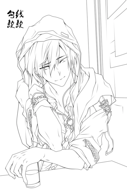 斗罗大陆简笔画线稿