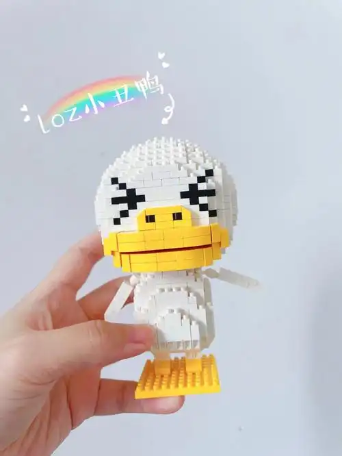 款头部没有固定可以360度转动丑萌丑萌届的领军人物#小颗粒积木  #loz