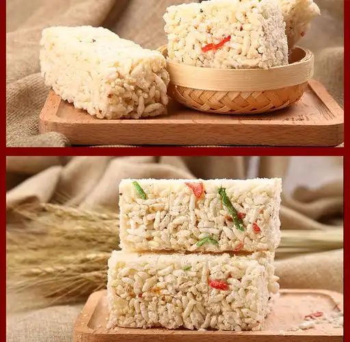 江西丰城 特产子龙 冻米糖传统 蜡纸冻米糖砖头冻米糖小时候的味道258