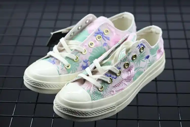 converse chuck taylor 1970s 匡威花卉刺绣 国内顶尖硫化工艺 正确