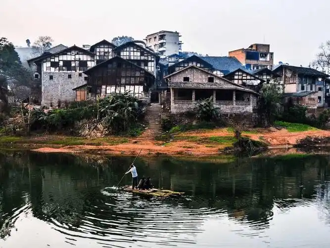 重庆江津塘河古镇历史文化遗产绚丽