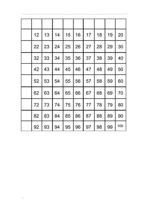 百数表表格制作