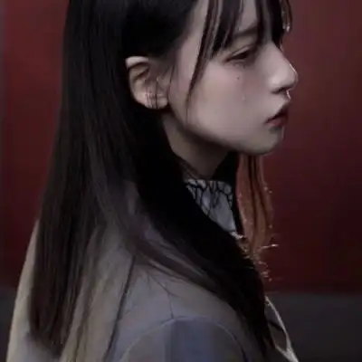 唯美女生头像忧伤侧脸其实侧颜才是最美的