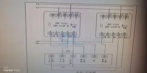北大青鸟设备电梯迫降模块怎么接线