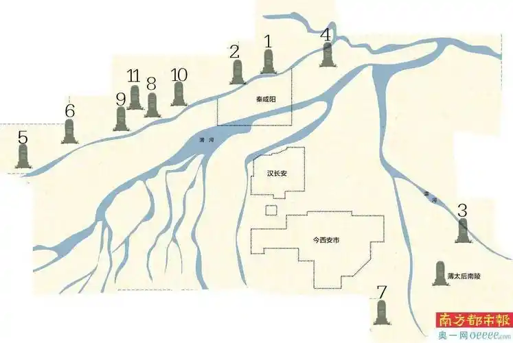 西汉十一帝陵逐个看霸陵杜陵为何不合群