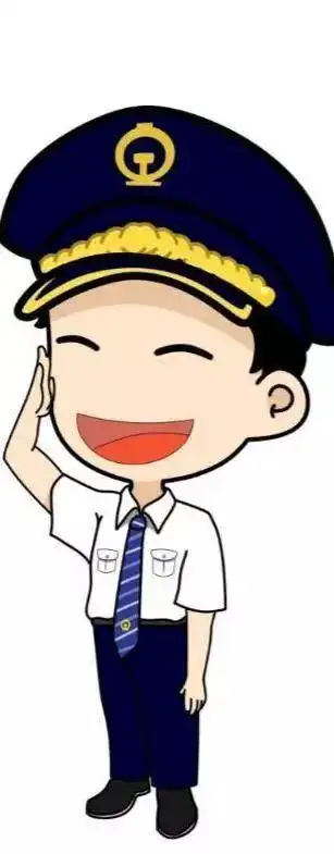火车司机的人物简笔画