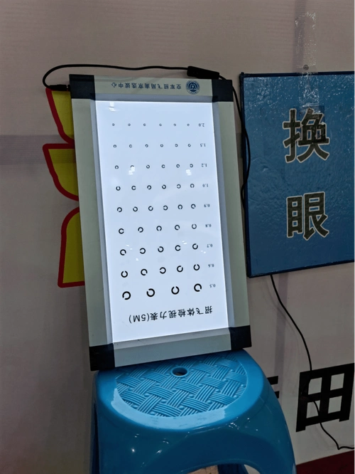 空军招飞采用视力表并非我们常见的e字表,而是c环形表.