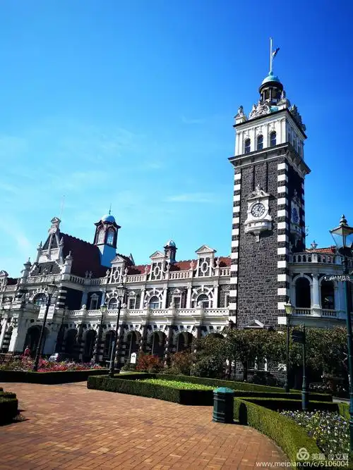 新西兰南岛第二大城市达尼丁火车站