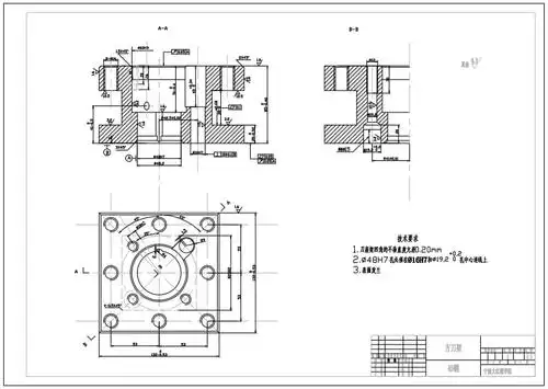 方刀架零件图pdf