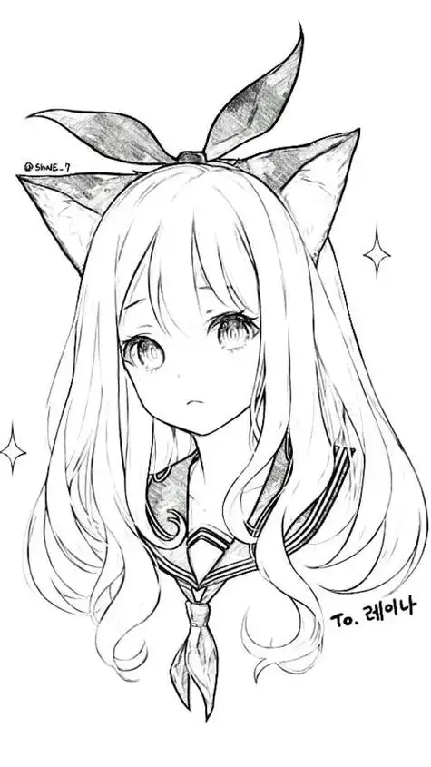 动漫人物手绘铅笔画动漫人物手绘铅笔画简单