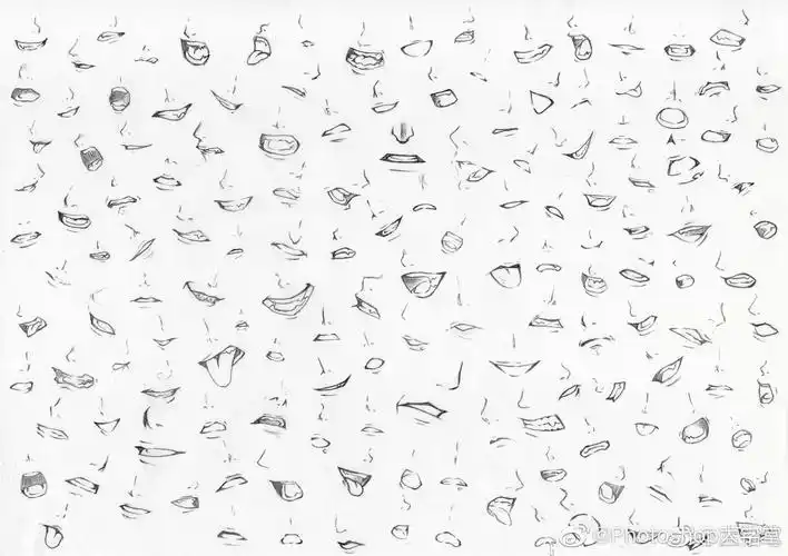 动漫嘴巴画法参考