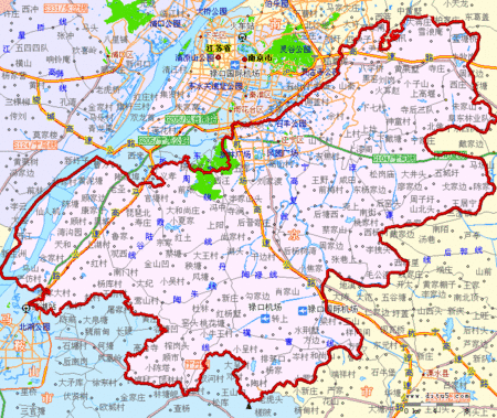 南京江宁区地图和朝阳宫地图