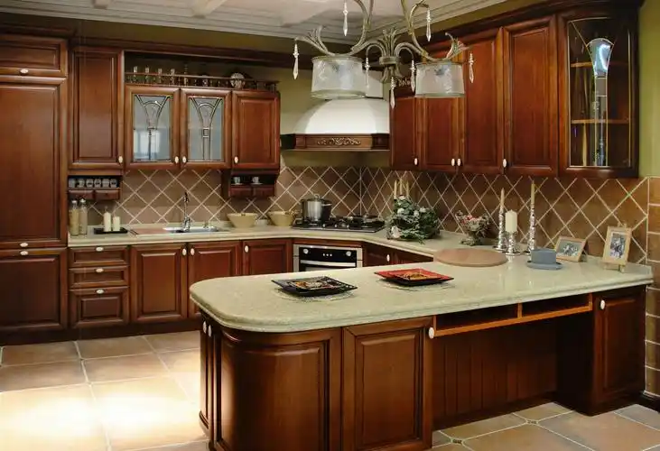 厨房欧式橱柜跃层装修