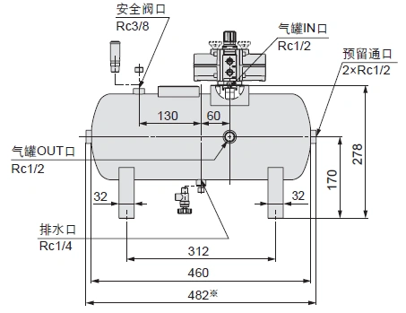 现货smc储气罐,smc储气罐使用说明书_供应产品_东莞