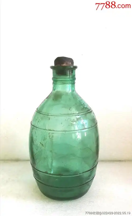 文革玻璃老油瓶煤油瓶酱油瓶