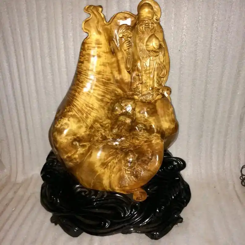 金丝楠小叶桢楠#手工雕刻工艺品 工艺品摆件#真材实料 #带你 - 抖音