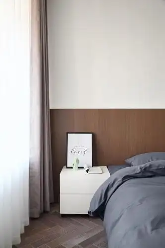 98平现代简约装修床头一角