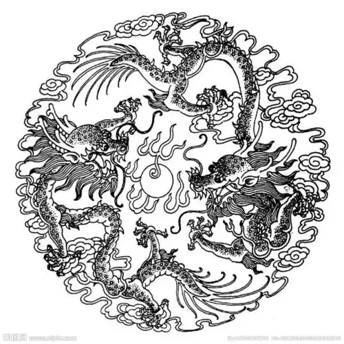 双龙戏珠psd分层dip80源文件