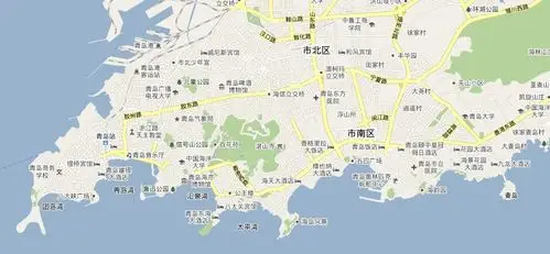 跪求青岛旅游地图