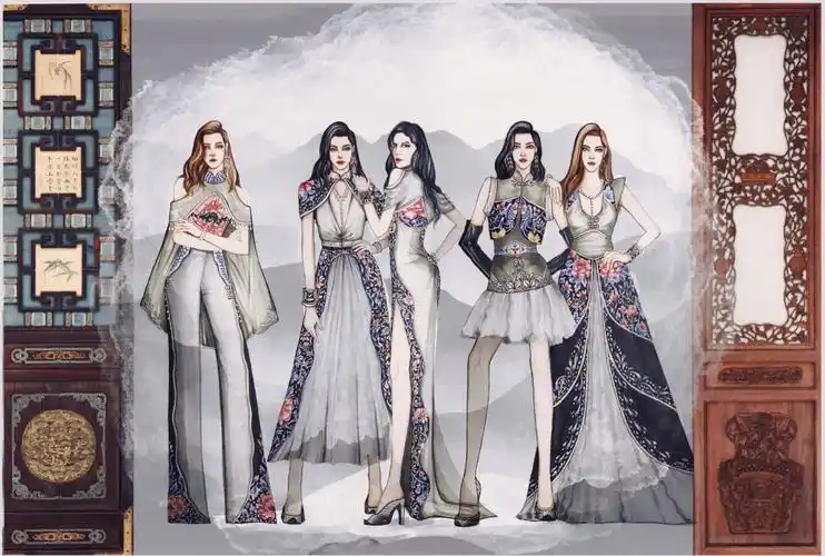 民族风服装设计系列作品——《锦绣苗疆》