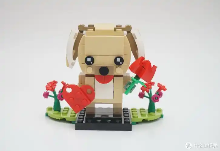 疫情被困搭乐高呆萌可爱的乐高40349情人节小狗